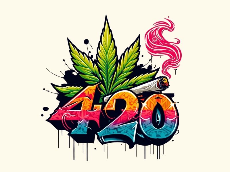 420 Graffiti style